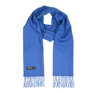 Scarf 100% Fine Merino Wool Royal Blue.  115