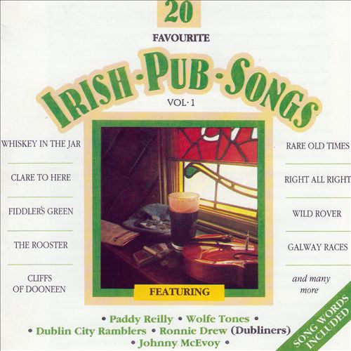 CD -  20 Favourite Irish Pub Songs Vol 1