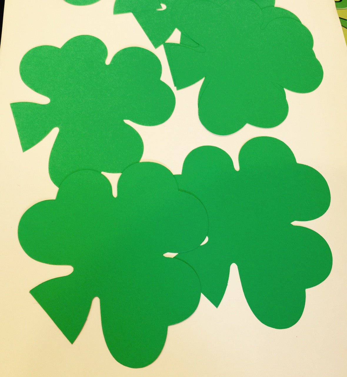 Shamrock Cutouts 2 shamrock cut-outs large