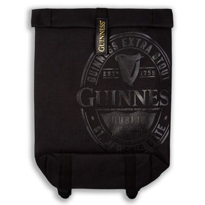 Guinness black cooler backpack bag with bottle opener