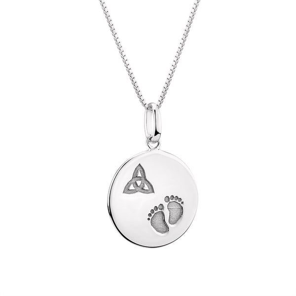 Baby on sale footprint pendant