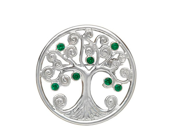 Tree of top life brooch