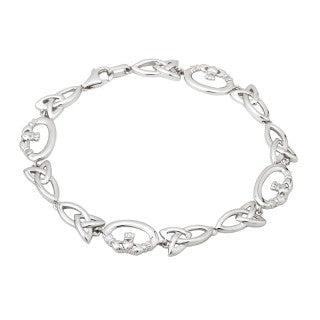 Silver deals knot bracelet