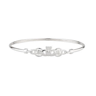 Sterling silver deals claddagh bracelet