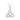 Cubic Zirconia Trinity Knot Necklace