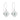 CRYSTAL CELTIC KNOT DROP EARRING