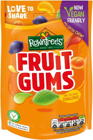 Rowntrees Fruit Gums large 150gram.