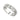 14K White Gold Diamond Trinity Knot Band. S2720