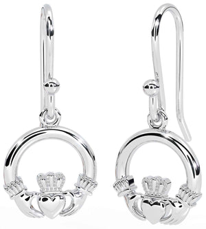 Claddach Petite Sterling Silver Drop Earrings.