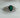 9k White Gold Emerald Trinity Knot Engagement Ring