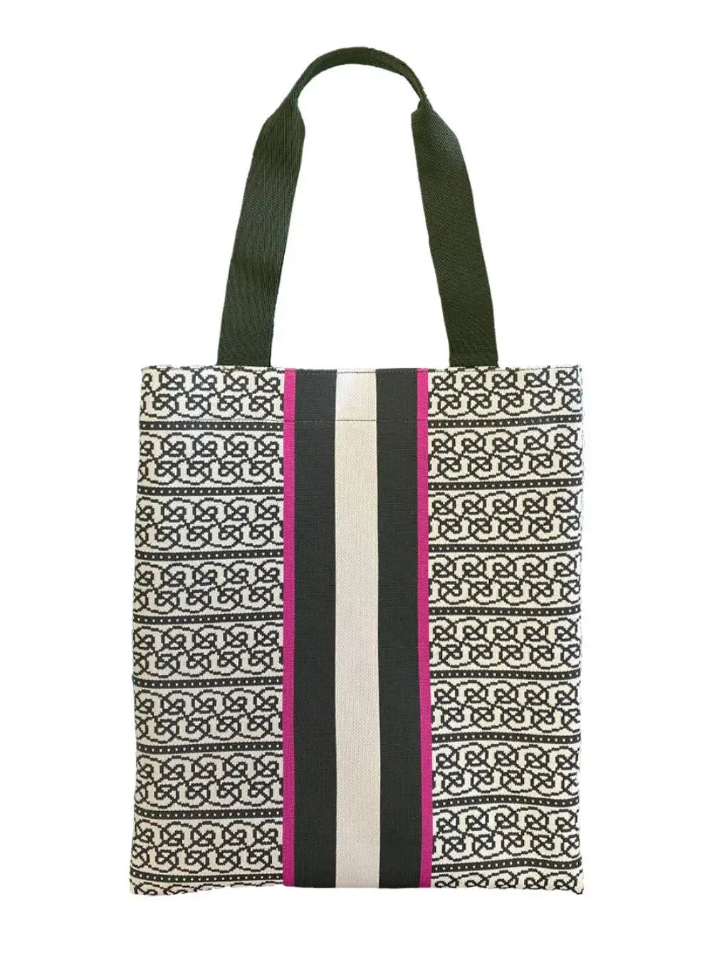 Book of Kells Jacquard Knit Tote Bag from Trinity College Dublin.