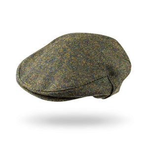 Irish Tweed Cap Dark Green Solid