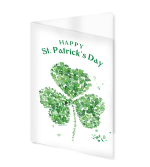 Shamrock St Patrick's Day Card.