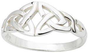 Sterling Silver Classic Celtic Ring.  NEW..