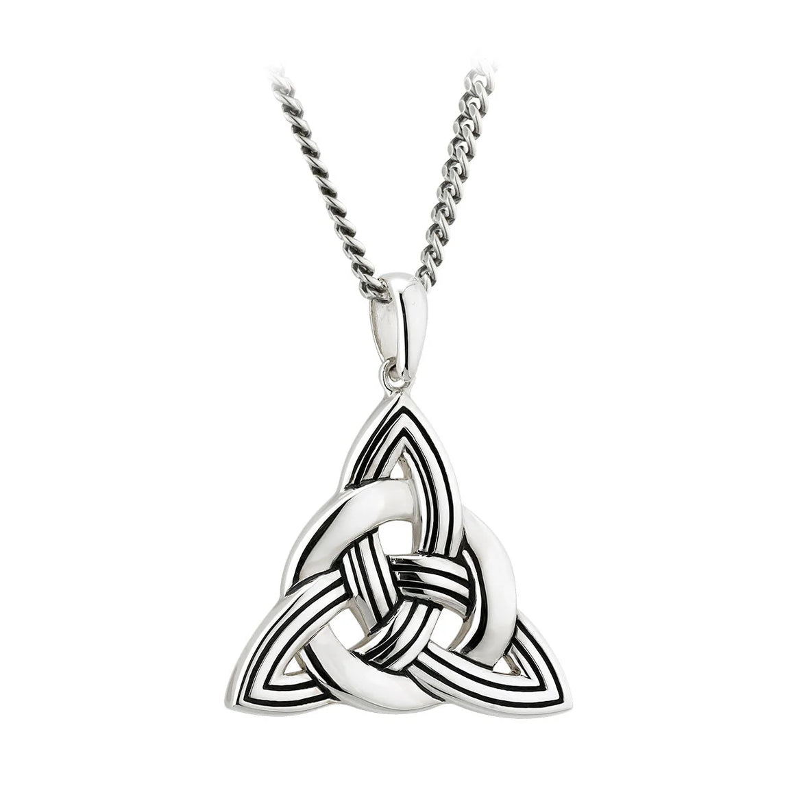 Men's Silver Large Celtic Knot Pendant S46372