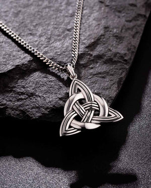 Men's Silver Large Celtic Knot Pendant S46372