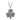 Men's Oxidised Silver Celtic Shamrock Pendant