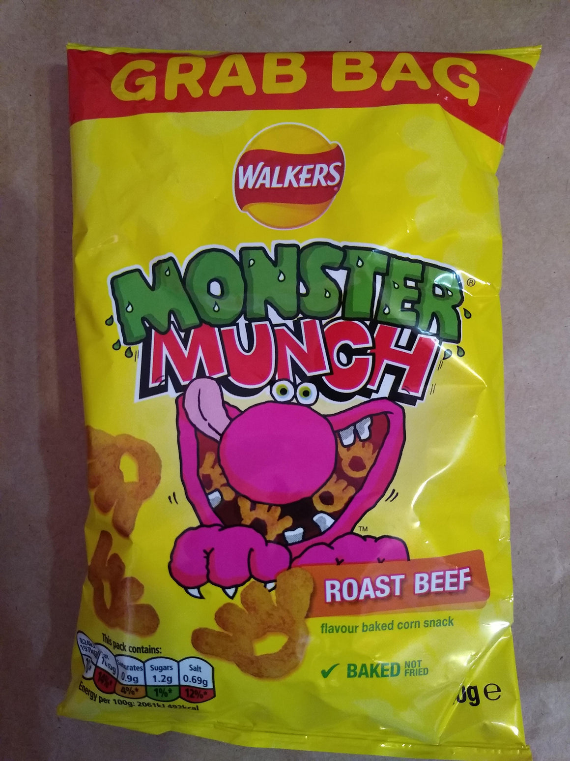 Monster Munch Roast Beef. 40g