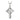 Celtic Cross Pendant Sterling Silver 20mm Engraved S4728