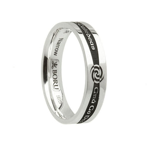 Irish Siorai Promise Ring - Narrow