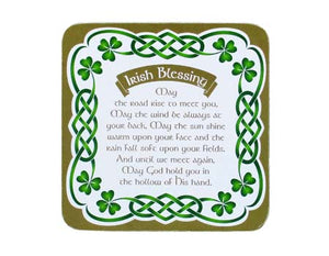 Irish Blessing Celtic Coaster