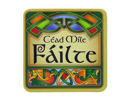 Cead Mile Failte Irish Celtic Coaster