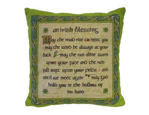 Large Irish Blessing Cushion Cover