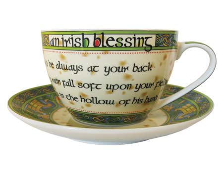 Irish Blessing Tea Cup and Saucer