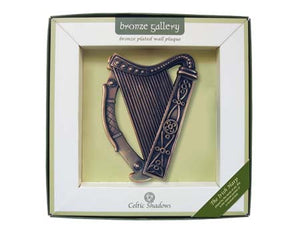 Harp Bronze  Plaque .