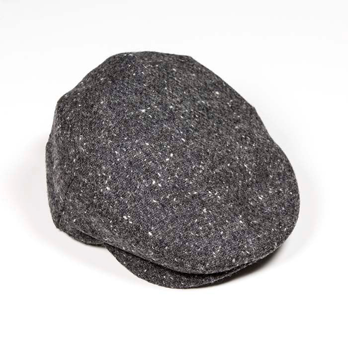 Tweed Cap - Donegal Charcoal .  H91