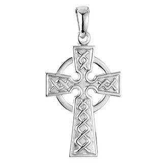 Celtic Cross Pendant Sterling Silver S4934
