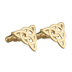 Trinity Knot Cufflinks 18ct Gold Plated S6429