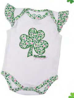 Baby Girl Shamrock Onesie The Irish Shop