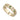 9K Gold Emerald and Cubic Ziconia Trinity Knot Ring.