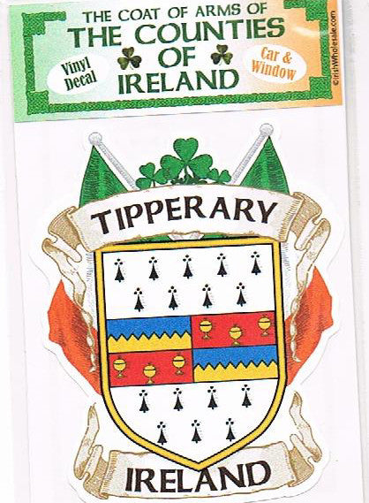 Stickers - Counties of Ireland Car Stickers - The Irish Shop