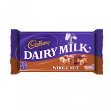 Cadbury Whole nut Chocolate 47g
