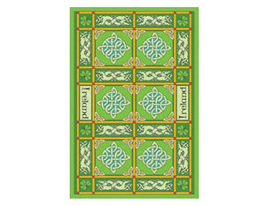 Celtic Tapestry Irish Tea Towel.