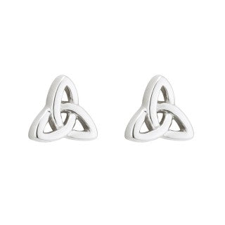 Acara Sterling Silver Trinity Knot Stud Earring