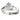 Claddagh Ring 14ct White Gold with Diamond Heart
