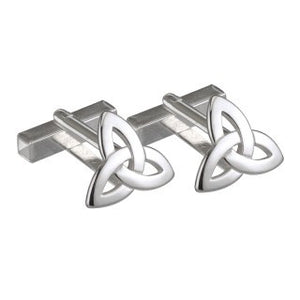 Trinity Knot Sterling Silver Cufflinks