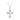 Acara Sterling Silver Trinity Knot Celtic Cross Pendant
