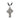 Celtic Cross Pendant Pewter Style on a Cord S44610