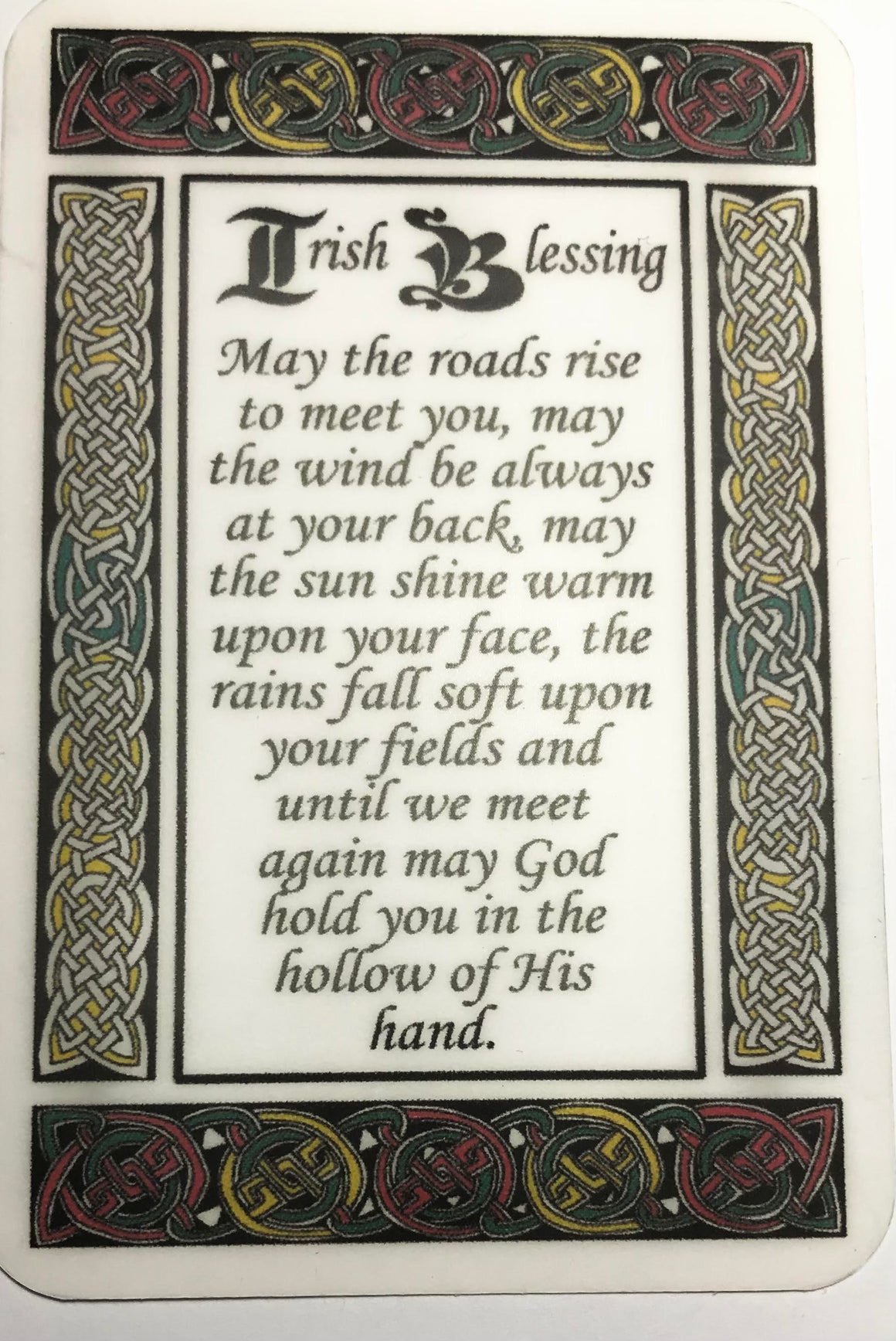 Irish Blessing small Card,