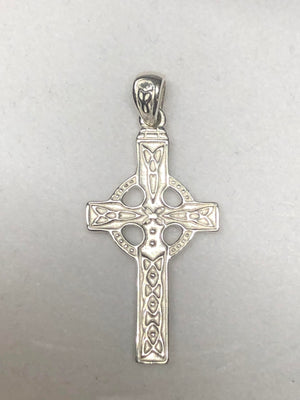 Celtic Cross Pendant Sterling Silver