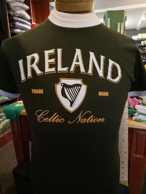 T Shirt Green Celtic Nation